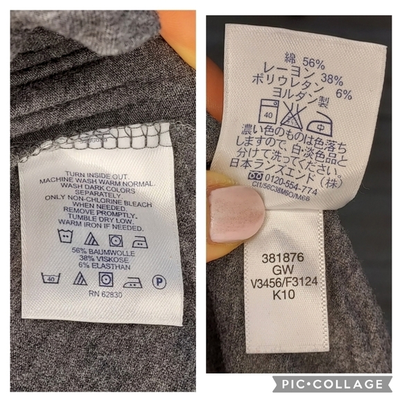 Old Navy GAP Lands End 5 piece lot turtlenecks blue red gray brown turquoise S M - Picture 10 of 16